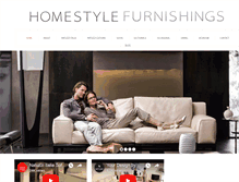 Tablet Screenshot of homestylefurnishings.com